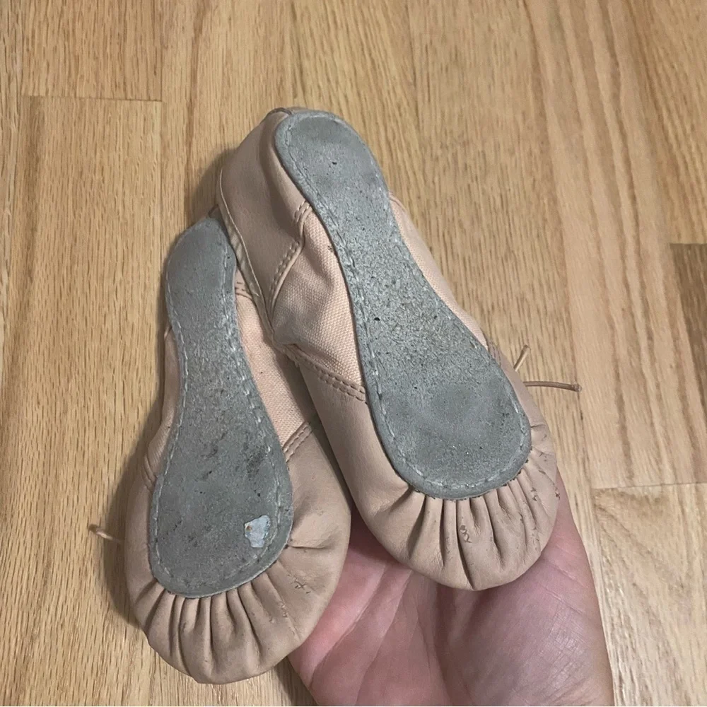 Pink Ballet Slippers Dance Shoes Sz 12 Toddler Girls